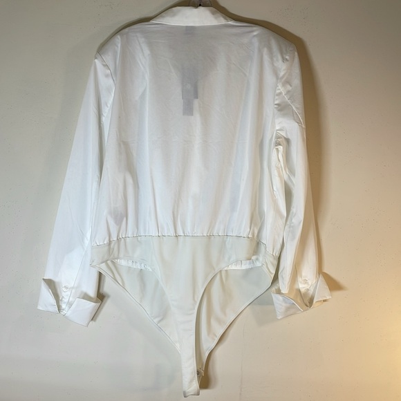 NWT. JEANNIE MAI x INC 2X Button Up Long Sleeve Shirt Top Bodysuit. - Picture 9 of 12